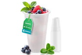 Plastikbecher 200ml Ausschankbecher PP, weiss,